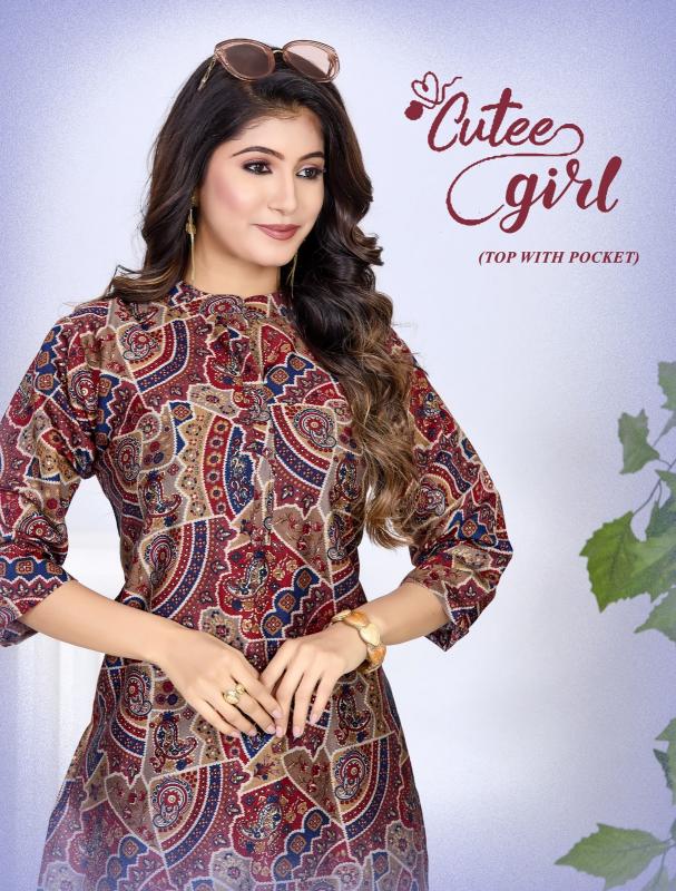 Felocity Cutee Girl catalog ladies kurti tops and jeans wholesaler in mumbai 
