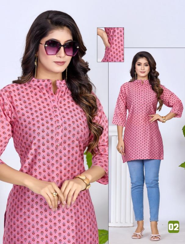 Felocity Cutee Girl catalog ladies kurti tops and jeans wholesaler in mumbai 