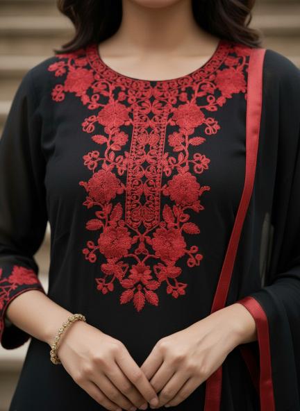 Felocity faux georgette SC3p 35 catalog wholesale georgette kurtis online
