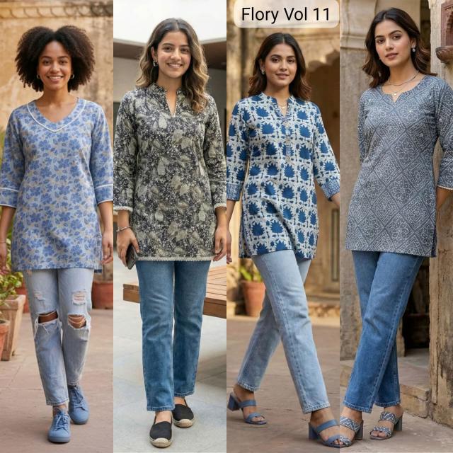 Felocity Flory vol 11 catalog wholesale kurtis in ludhiana
