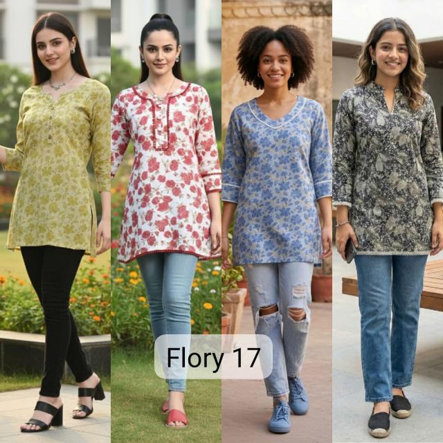 Felocity Flory vol 17 catalog kurti wholesalers on consignment