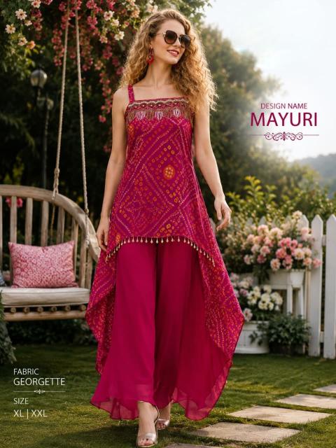 Felocity Georgette vol 3 catalog kurti plazo set wholesale