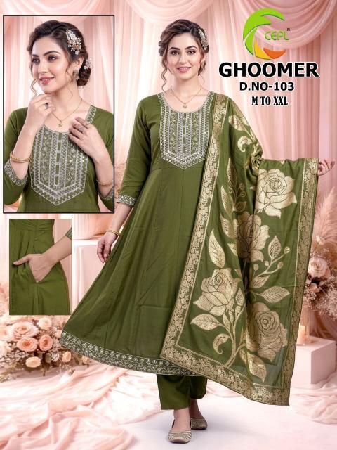 Felocity Ghoomer catalog selfie kurti wholesale surat