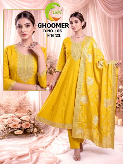 Felocity Ghoomer catalog selfie kurti wholesale surat