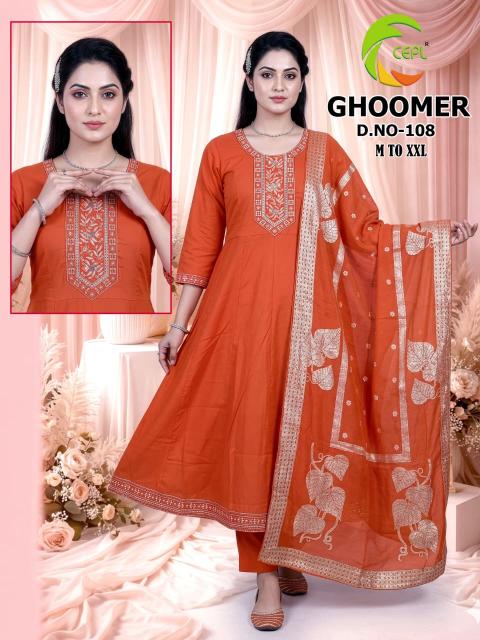 Felocity Ghoomer catalog selfie kurti wholesale surat