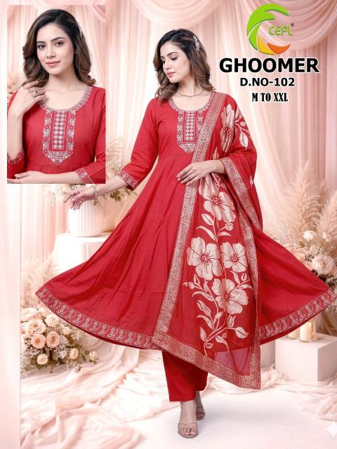 Felocity Ghoomer catalog selfie kurti wholesale surat
