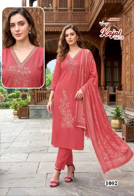 Felocity kajal vol 3 catalog indigo kurtis wholesale