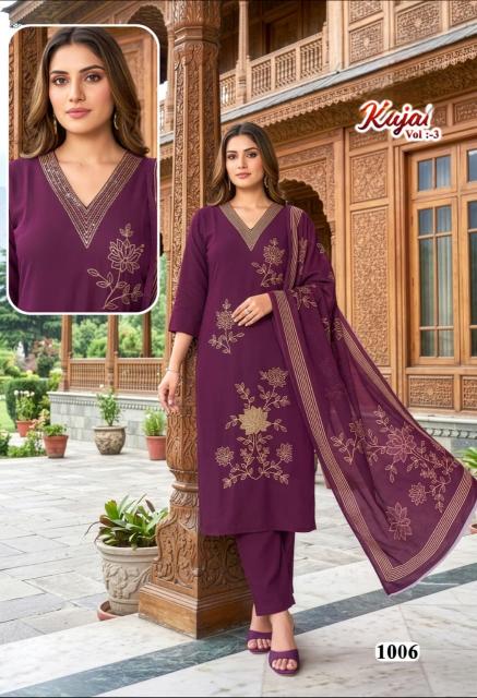 Felocity kajal vol 3 catalog indigo kurtis wholesale