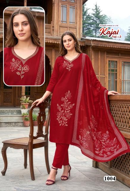 Felocity kajal vol 3 catalog indigo kurtis wholesale