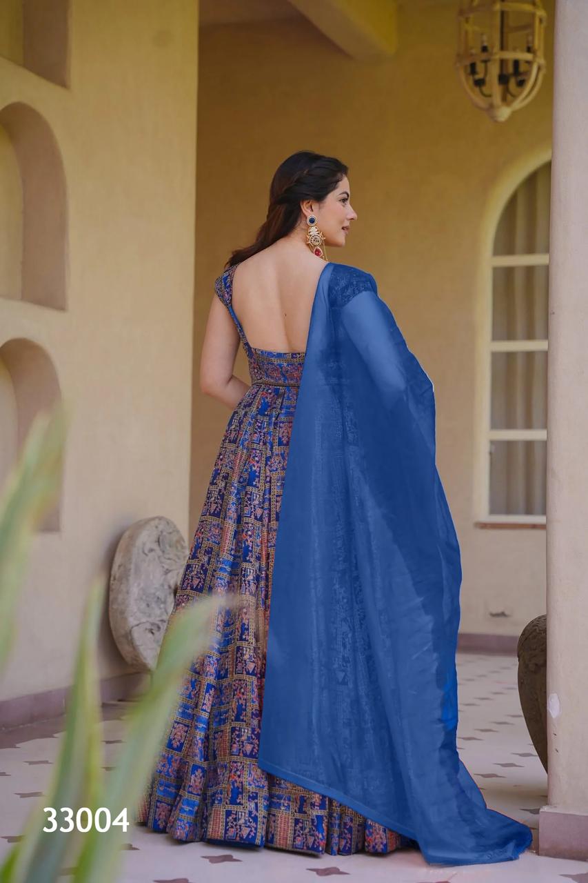 Felocity Lucaya vol 33 catalog raw silk anarkali kurtis wholesale