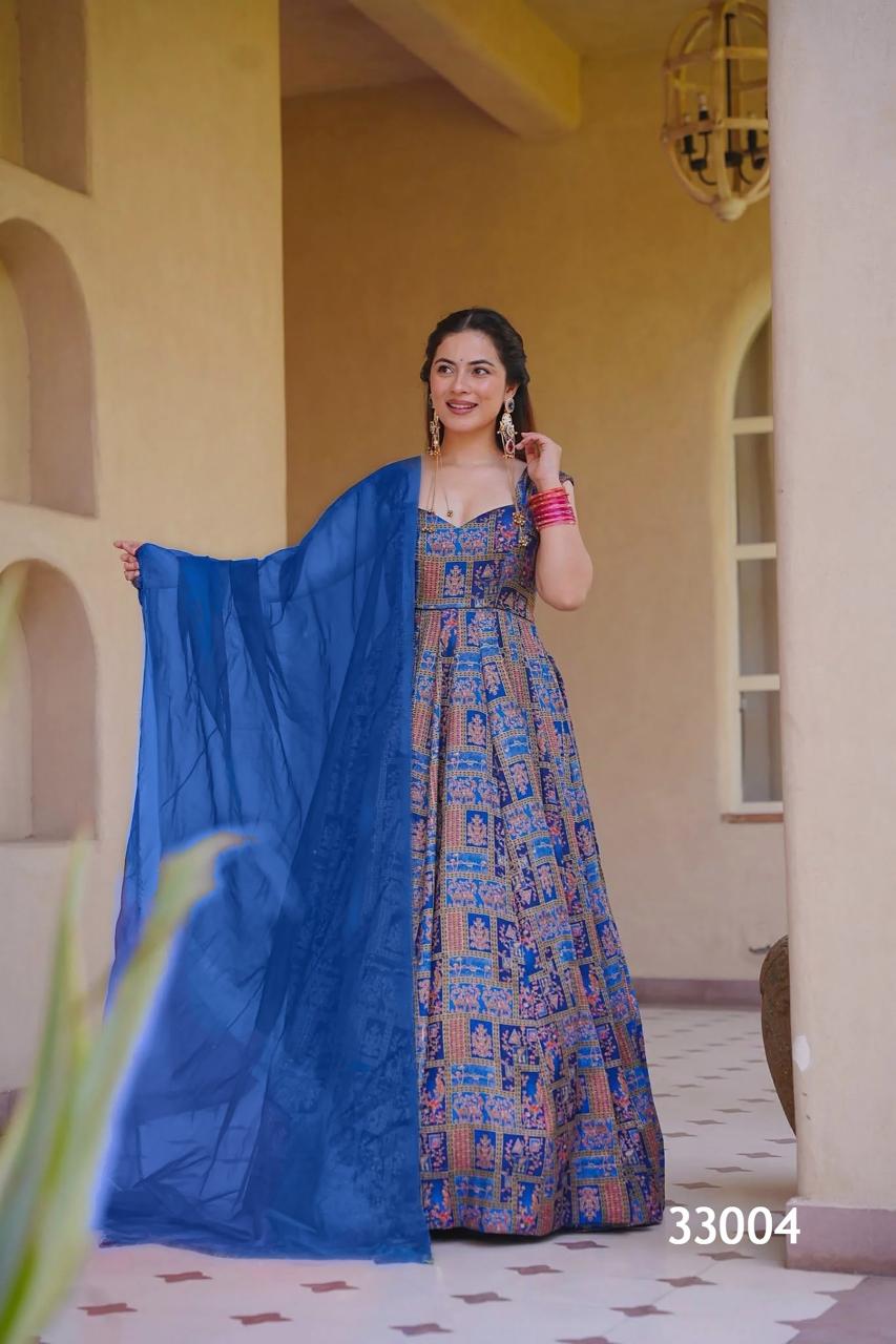 Felocity Lucaya vol 33 catalog raw silk anarkali kurtis wholesale