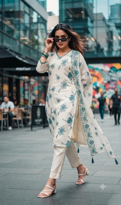 Felocity Mul Chanderi vol 1 catalog kurti with pant wholesale