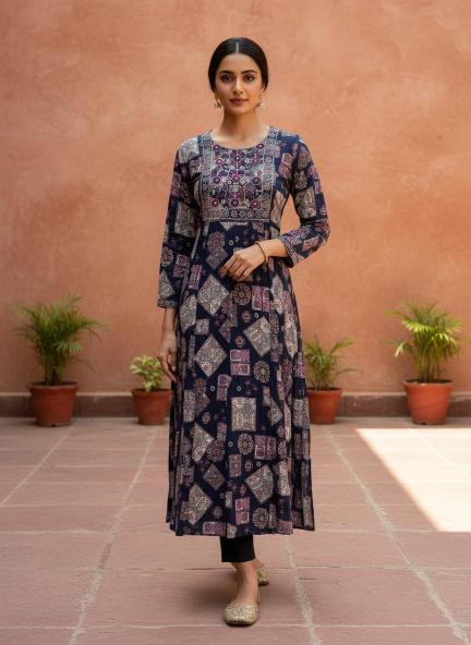 Felocity Premium Reyon vol 7 catalog wholesale readymade kurti suits market in delhi