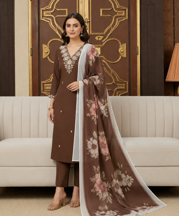 Felocity Rayon Slub vol 28 Coffee catalog best online kurtis wholesaler