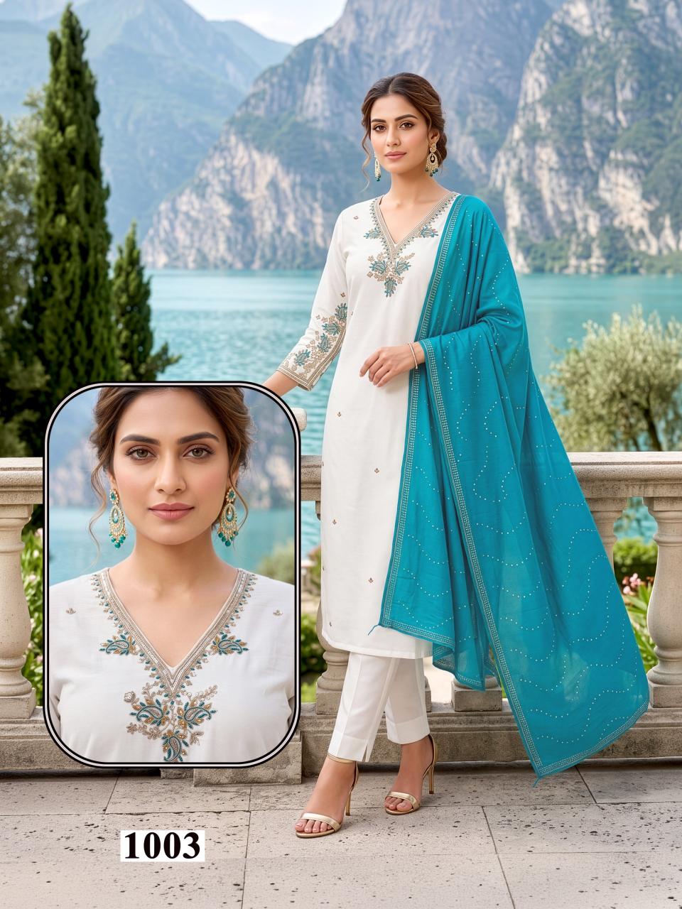 Felocity Roman silk vol 23 catalog designer kurti wholesaler in ahmedabad