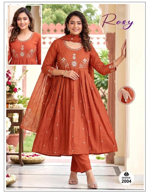 Felocity Rosy vol 2 catalog anarkali kurtis wholesale market in mumbai