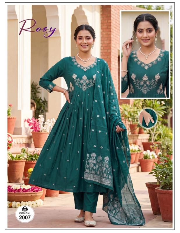 Felocity Rosy vol 2 catalog anarkali kurtis wholesale market in mumbai