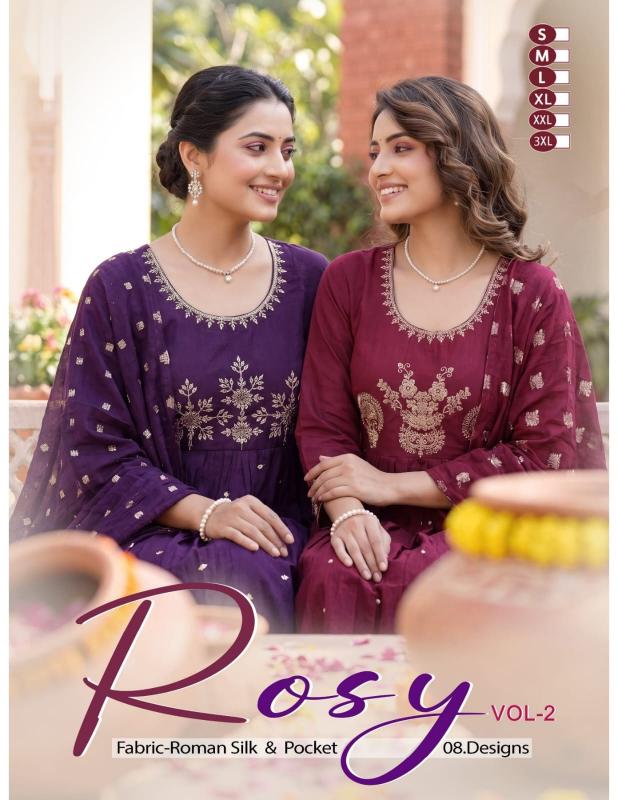 Felocity Rosy vol 2 catalog anarkali kurtis wholesale market in mumbai