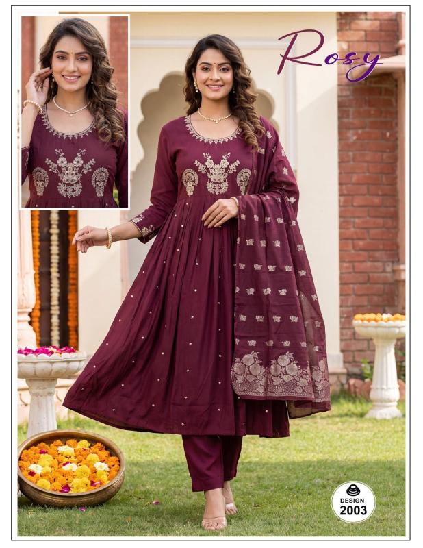 Felocity Rosy vol 2 catalog anarkali kurtis wholesale market in mumbai