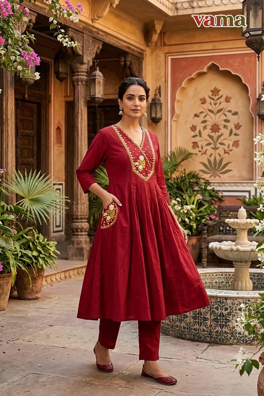 Felocity Vama 0.1 catalog stitched kurti material wholesale