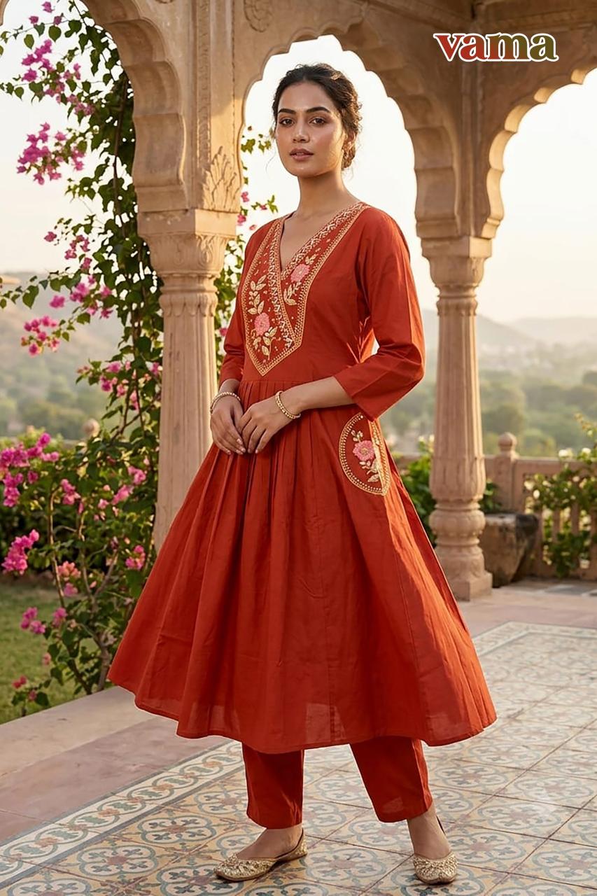 Felocity Vama 0.1 catalog stitched kurti material wholesale