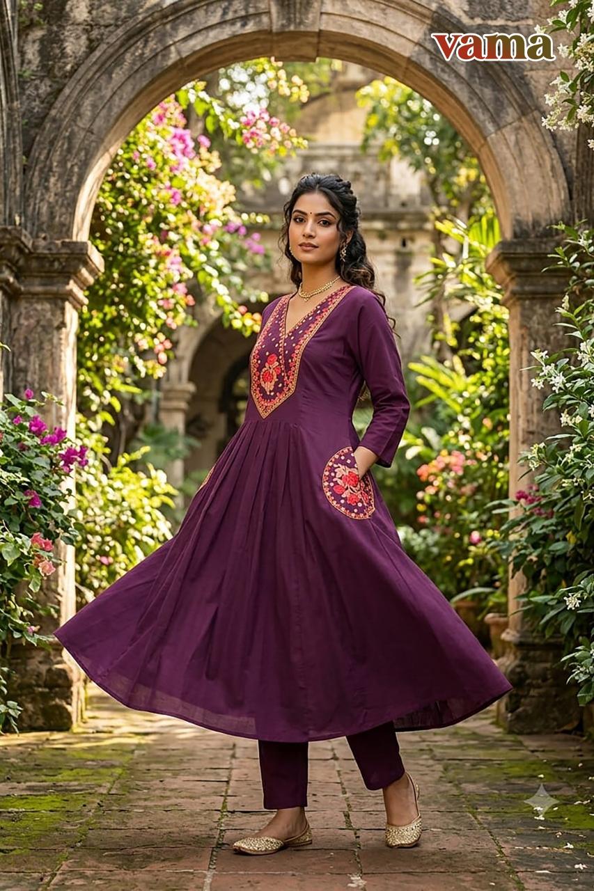 Felocity Vama 0.1 catalog stitched kurti material wholesale