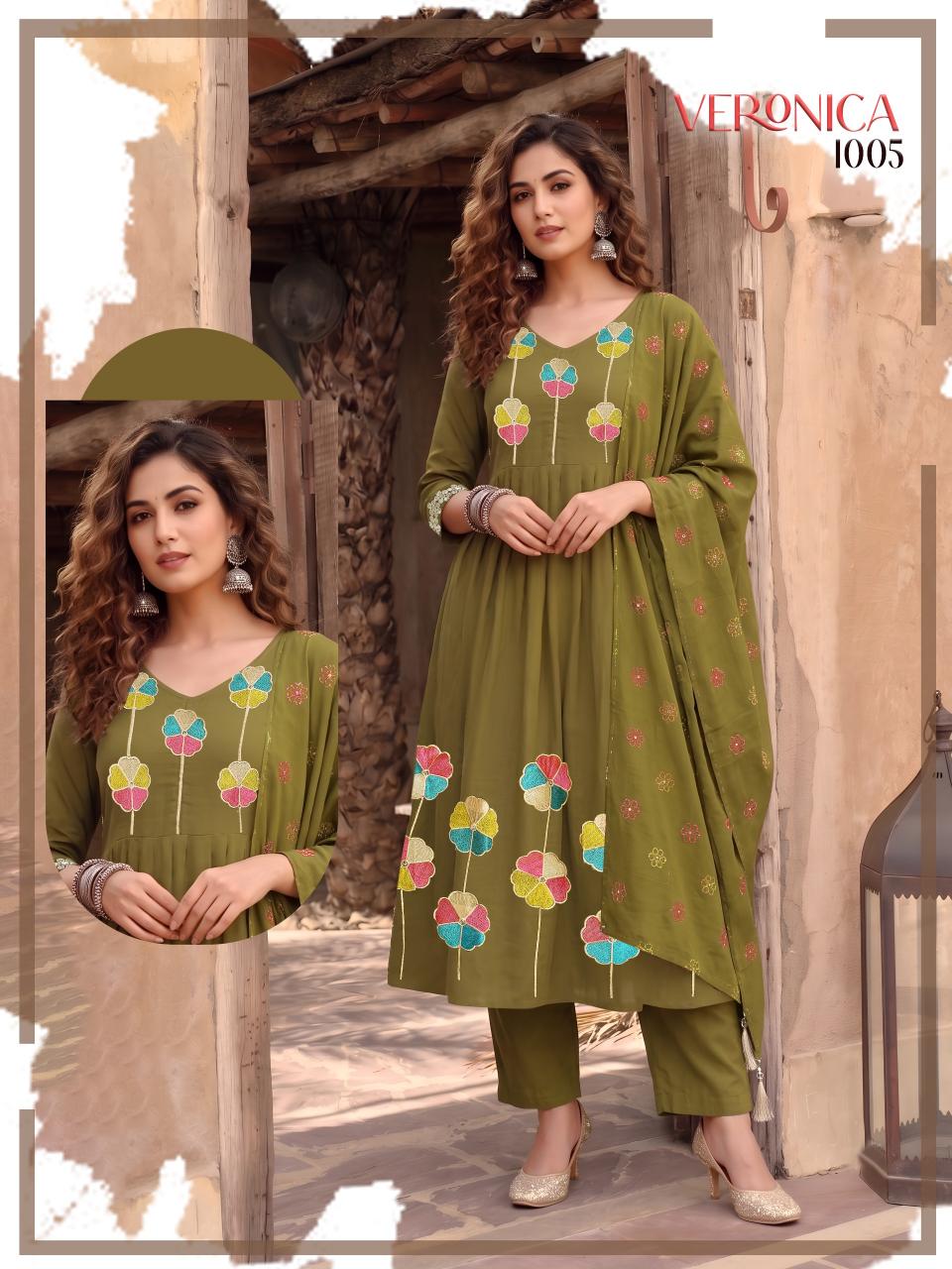 Felocity Veronica 0.1 catalog indo era kurtis wholesale