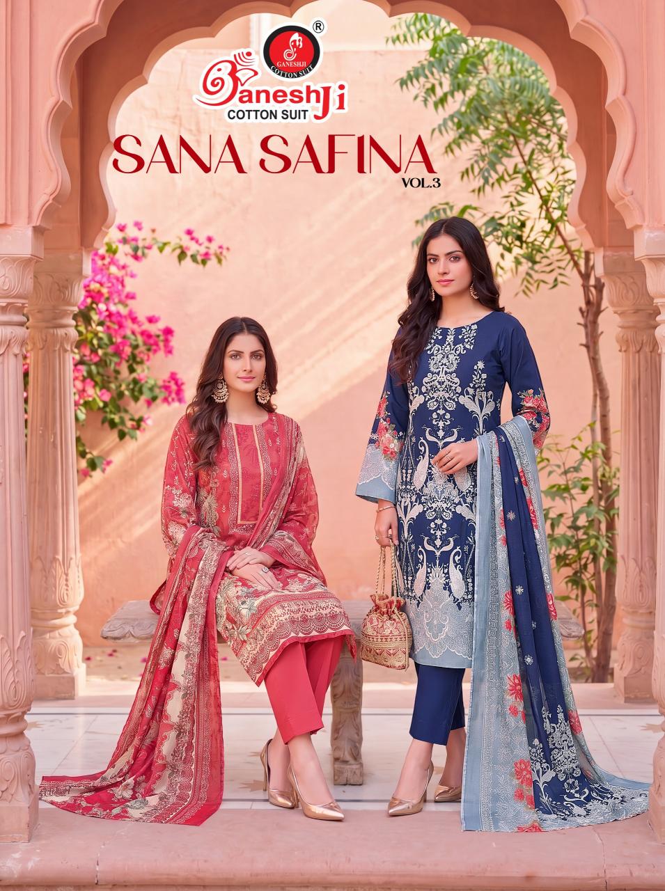 Ganeshji sana Safina Vol 3 - Dress Material