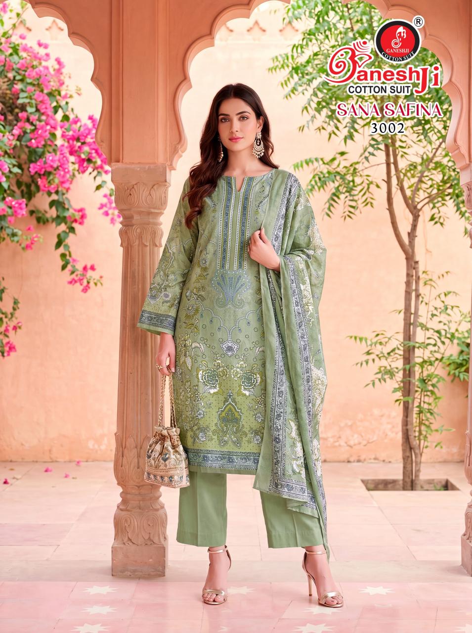 Ganeshji sana Safina Vol 3 - Dress Material