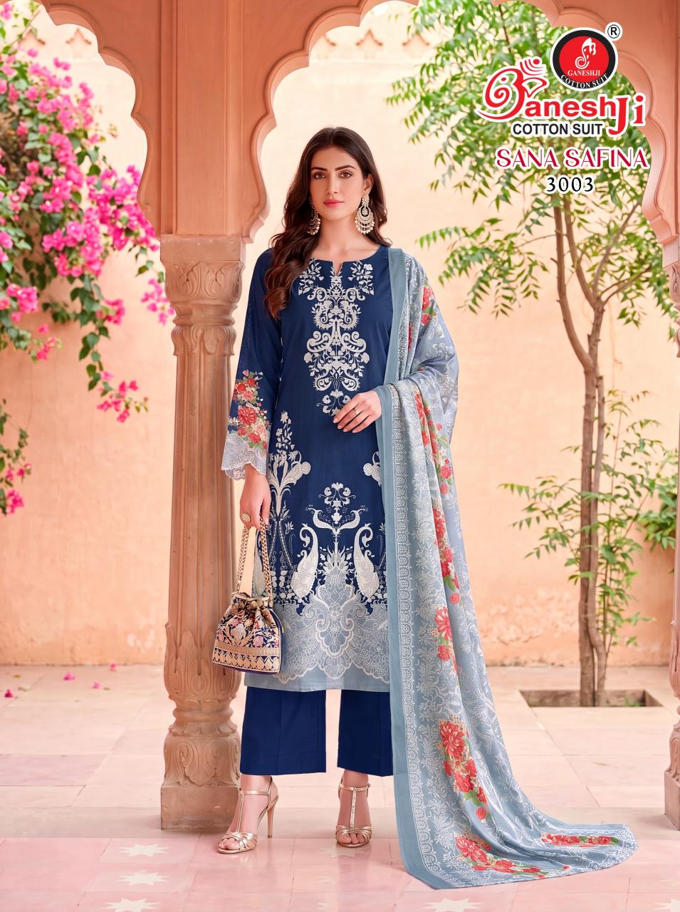 Ganeshji sana Safina Vol 3 - Dress Material