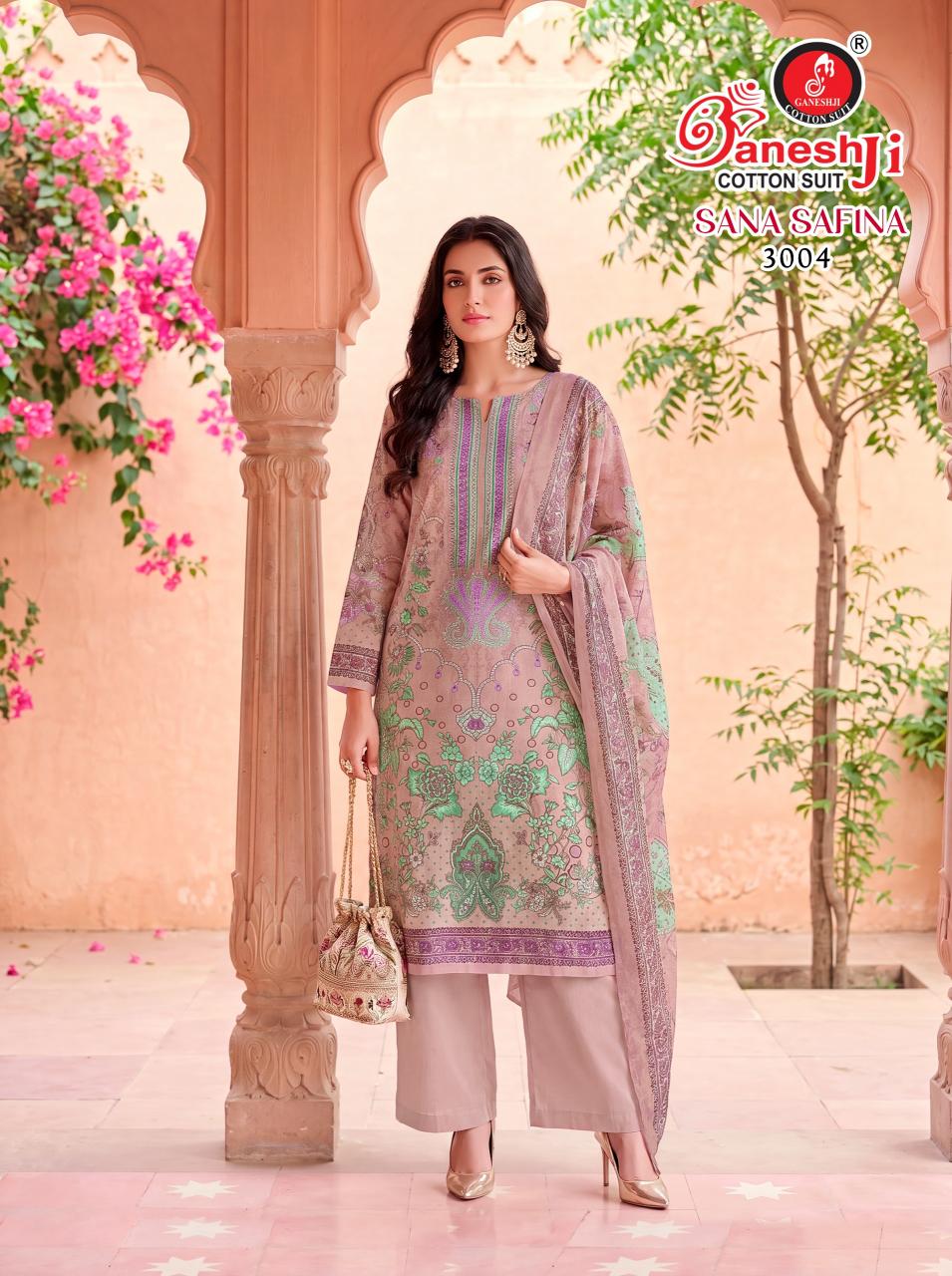Ganeshji sana Safina Vol 3 - Dress Material