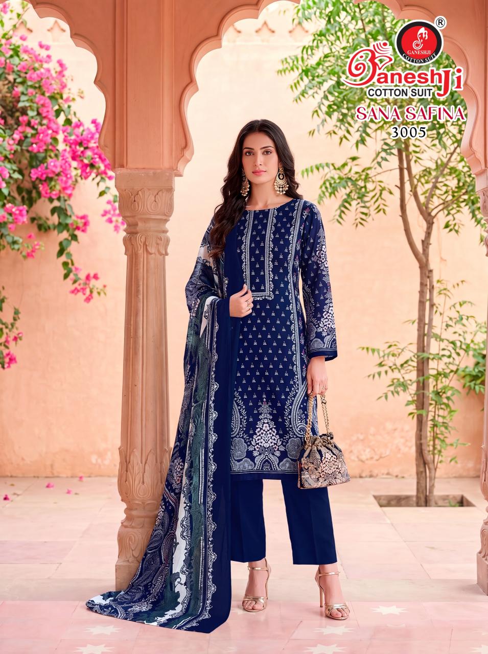 Ganeshji sana Safina Vol 3 - Dress Material
