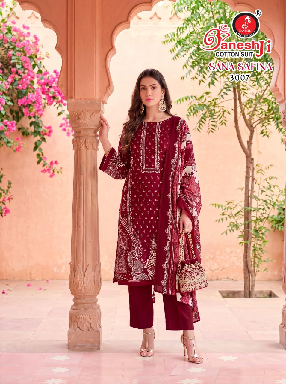 Ganeshji sana Safina Vol 3 - Dress Material