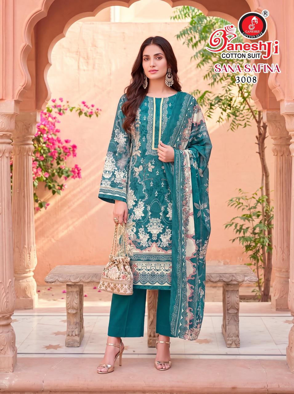 Ganeshji sana Safina Vol 3 - Dress Material