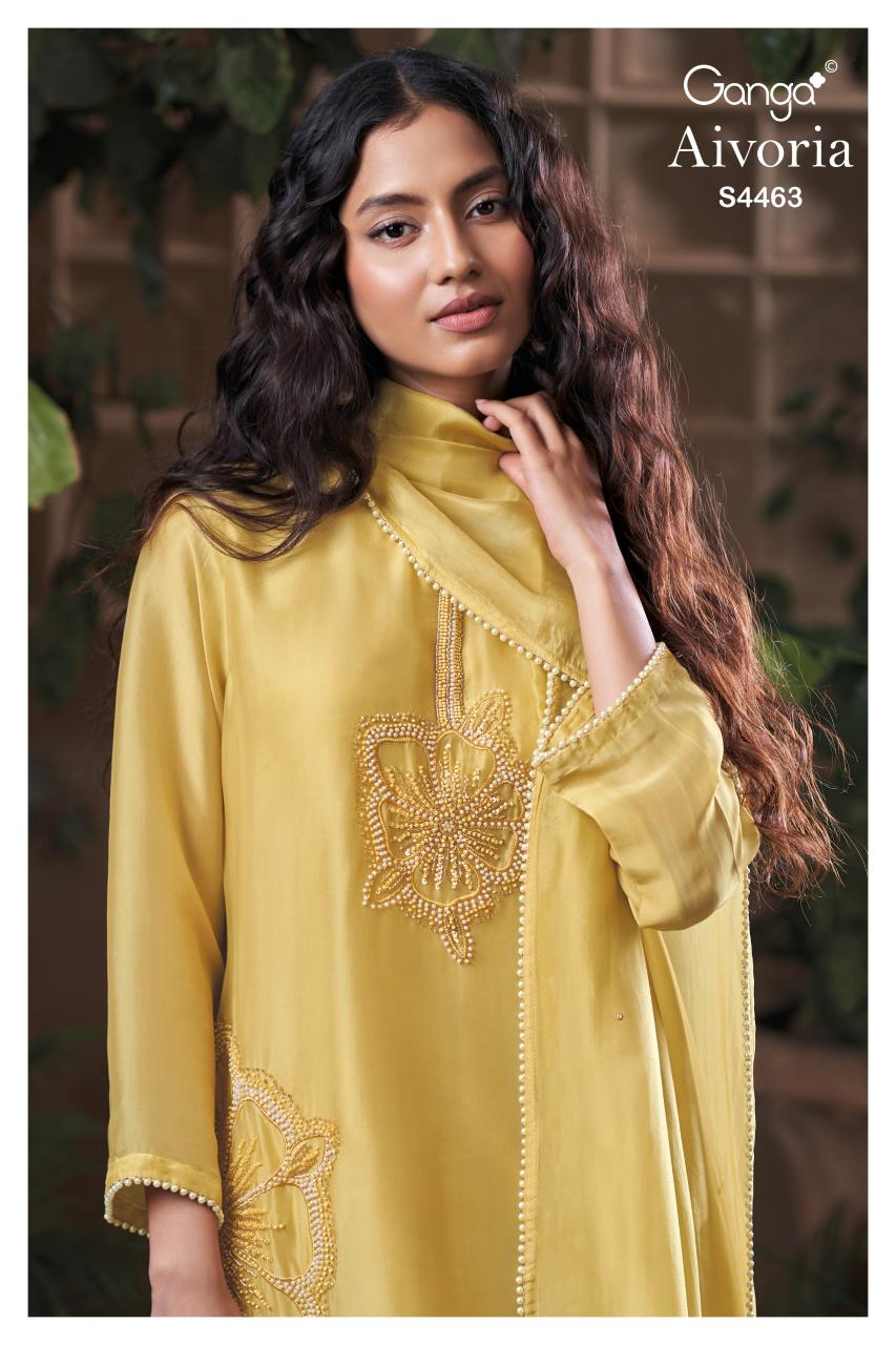 Ganga Aivoria catalog wholesale pakistani designer salwar kameez