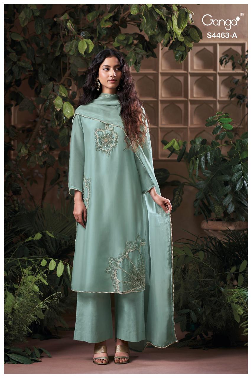 Ganga Aivoria catalog wholesale pakistani designer salwar kameez
