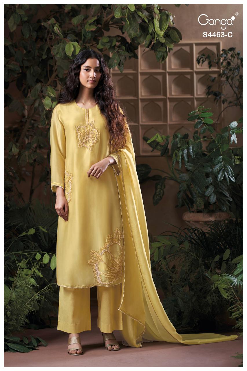 Ganga Aivoria catalog wholesale pakistani designer salwar kameez