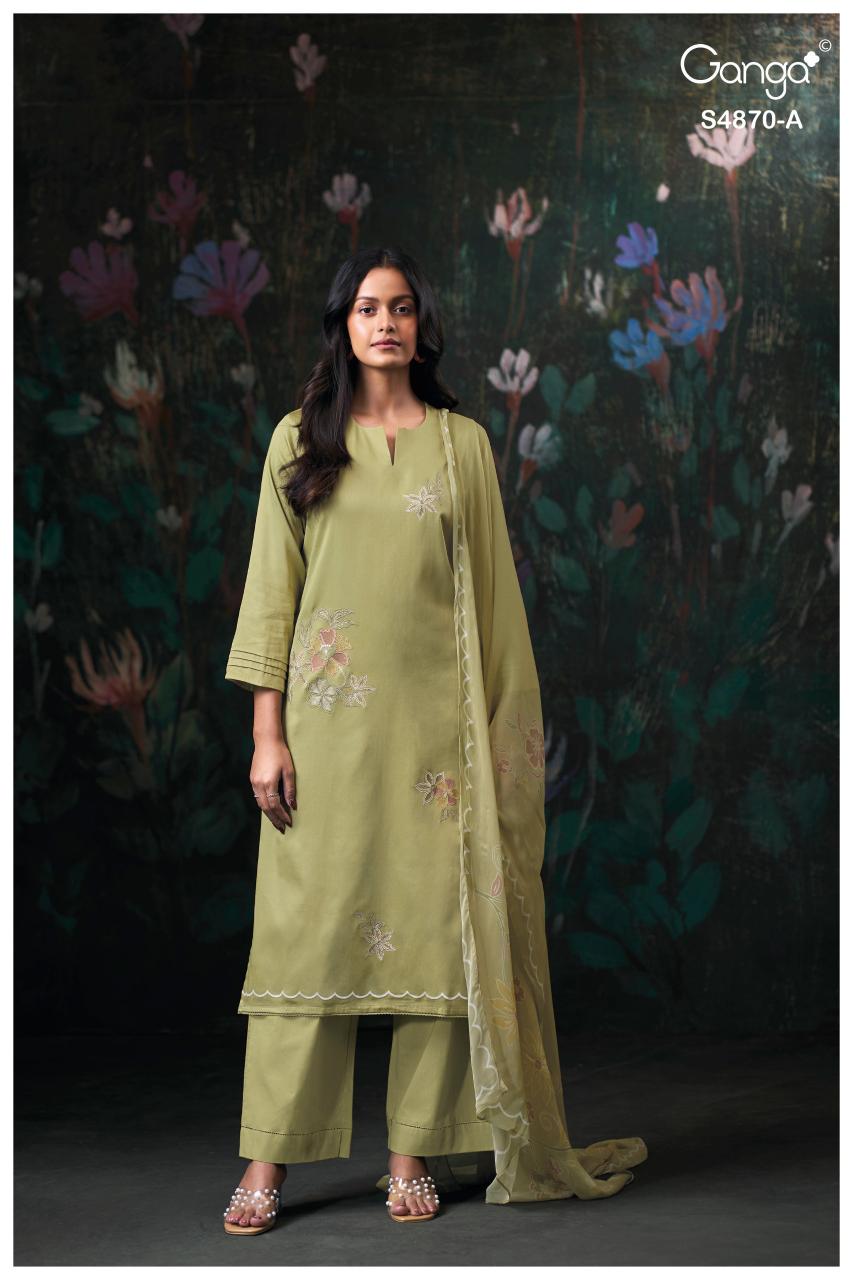 Ganga Amary 4870 catalog wholesale salwar kameez uk