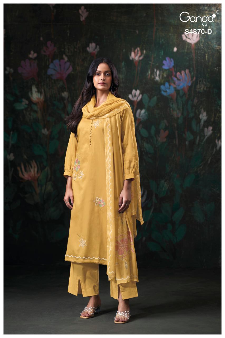 Ganga Amary 4870 catalog wholesale salwar kameez uk