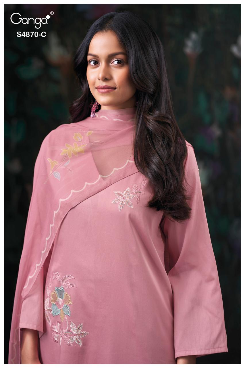 Ganga Amary 4870 catalog wholesale salwar kameez uk