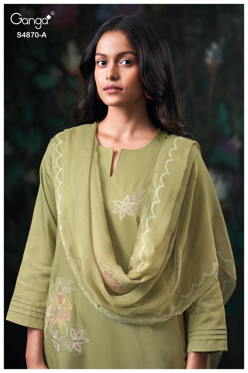 Ganga Amary 4870 catalog wholesale salwar kameez uk