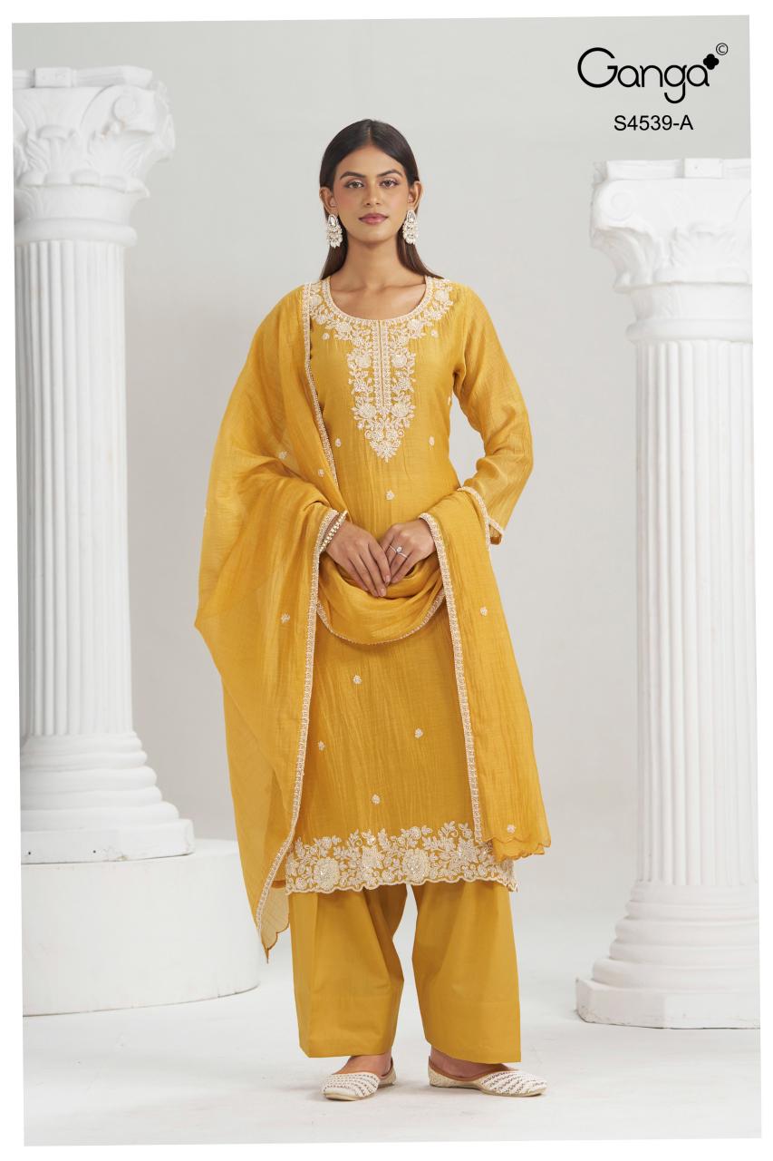 Ganga Aparna 4539 catalog mdl salwar kameez wholesale 