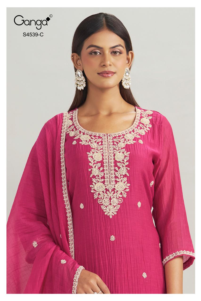 Ganga Aparna 4539 catalog mdl salwar kameez wholesale 