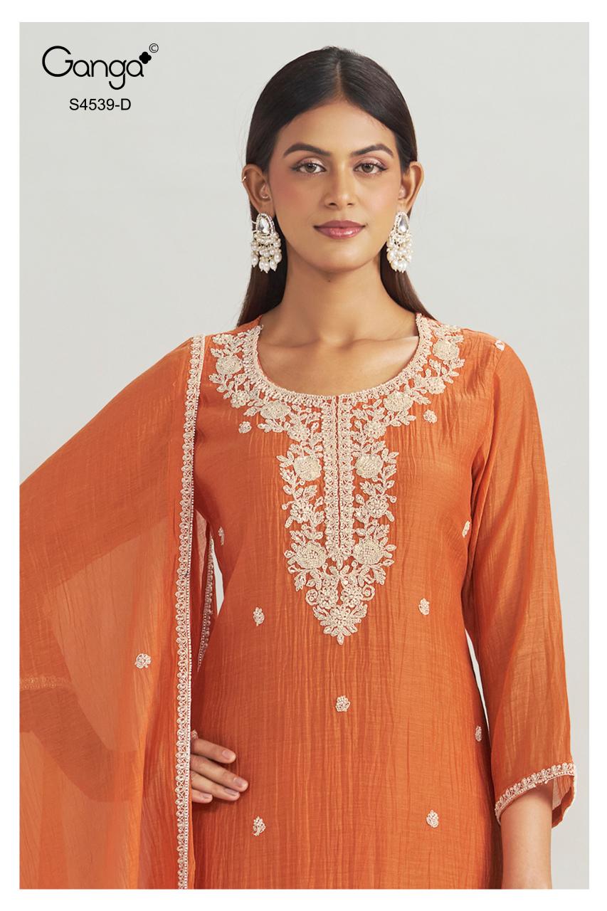 Ganga Aparna 4539 catalog mdl salwar kameez wholesale 