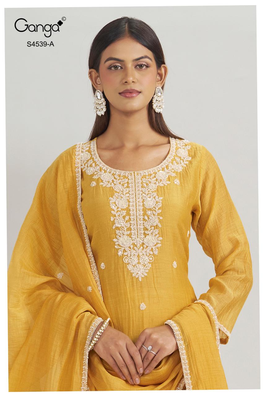Ganga Aparna 4539 catalog mdl salwar kameez wholesale 