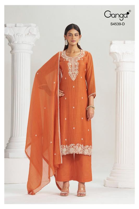 Ganga Aparna 4539 catalog mdl salwar kameez wholesale 
