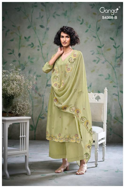 Ganga Aviya 4308 catalog salwar kameez wholesale in kolkata video 