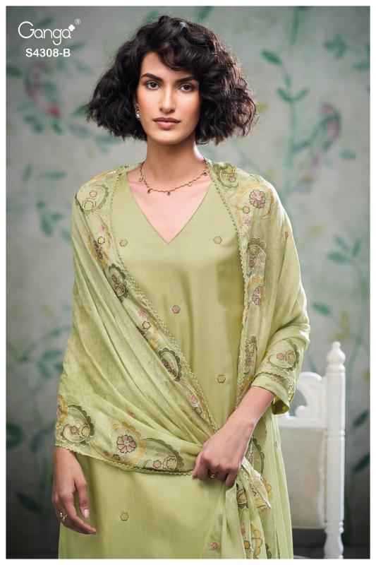 Ganga Aviya 4308 catalog salwar kameez wholesale in kolkata video 