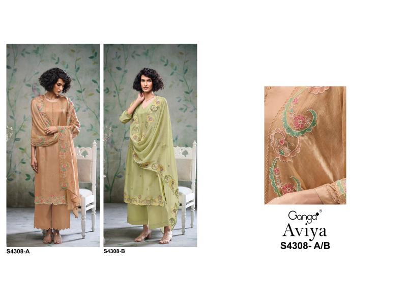 Ganga Aviya 4308 catalog salwar kameez wholesale in kolkata video 