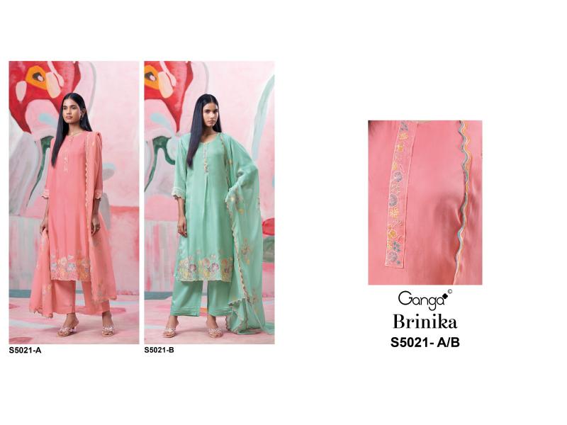 Ganga Brinika 5021 catalog salwar kameez wholesale manufacturers in mumbai 